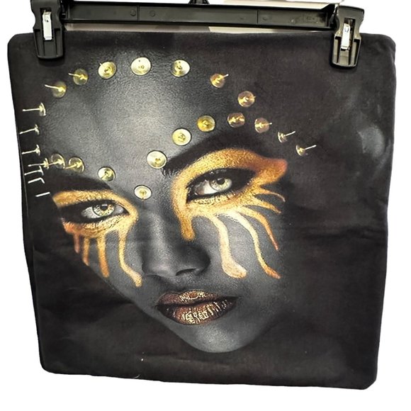 Unbranded 2 Pillowcase Covers Black Women Art African Handmade Zip Closure Home - Picture 1 of 6